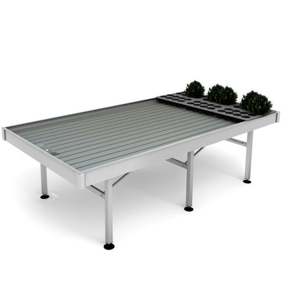 Agriculture Ebb And Flow tables Hydroponic  seedling Grow Rolling Bench seedbed with abs tray
