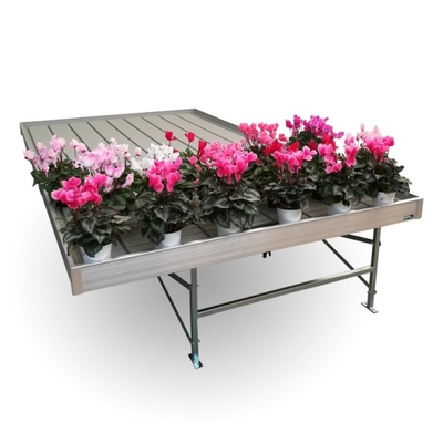 Agriculture Ebb And Flow tables Hydroponic  seedling Grow Rolling Bench seedbed with abs tray