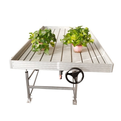 Agriculture Ebb And Flow tables Hydroponic  seedling Grow Rolling Bench seedbed with abs tray