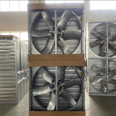 1380x1380mm Galvanized Steel Sheets Exhaust Fans Agriculture Small Greenhouse Cooling System