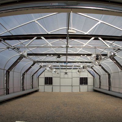 30x100ft Single Span Greenhouse Light Deprivation System Blackout Greenhouse For Medical Plants Commercial