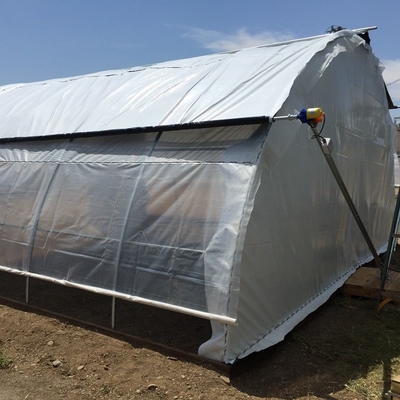 Agriculture Hot Dip Galvanized Steel Framework Panda Film Greenhouse Mushroom Cultivation