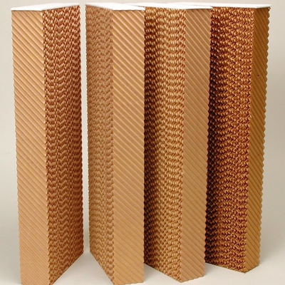 1500mm Height Brown Color Cooling Pad Wet Pad Greenhouse Cooling Pad System Evaporative