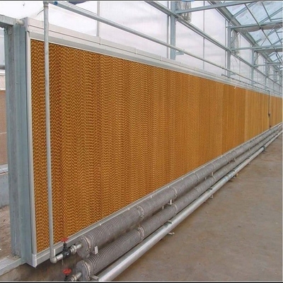 1500mm Height Brown Color Cooling Pad Wet Pad Greenhouse Cooling Pad System Evaporative