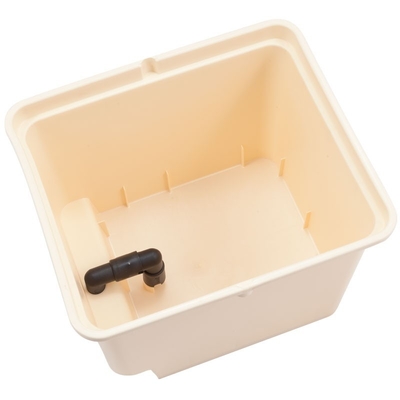 Pp Soilless Hydroponic System Medium 30x25x23cm Beige Dutch Bucket Growing Tomatoes Cucumber Zucchini