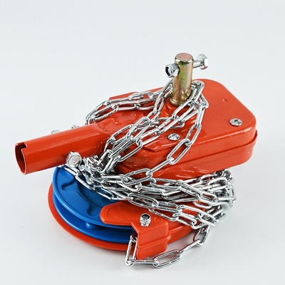 Manual Roll Up Motor Machine For Greenhouse Orange Blue Film Roller For Roof Ventilation And Shade Net