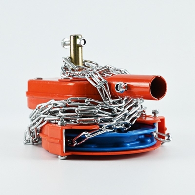 Manual Roll Up Motor Machine For Greenhouse Orange Blue Film Roller For Roof Ventilation And Shade Net