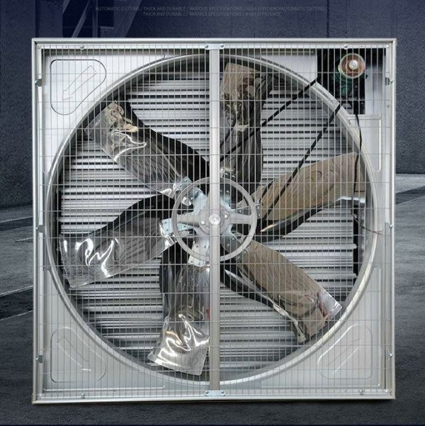 1380x1380mm Galvanized Steel Sheets Exhaust Fans Agriculture Small Greenhouse Cooling System