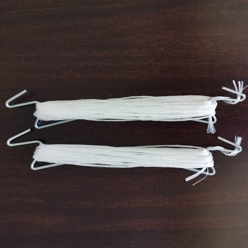 Metal Wire Greenhouse Galvanized Steel Hooks Vegetable Hanging Tomato M Hook With Pp Twine